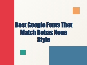 Best Google Fonts That Match Bebas Neue Style